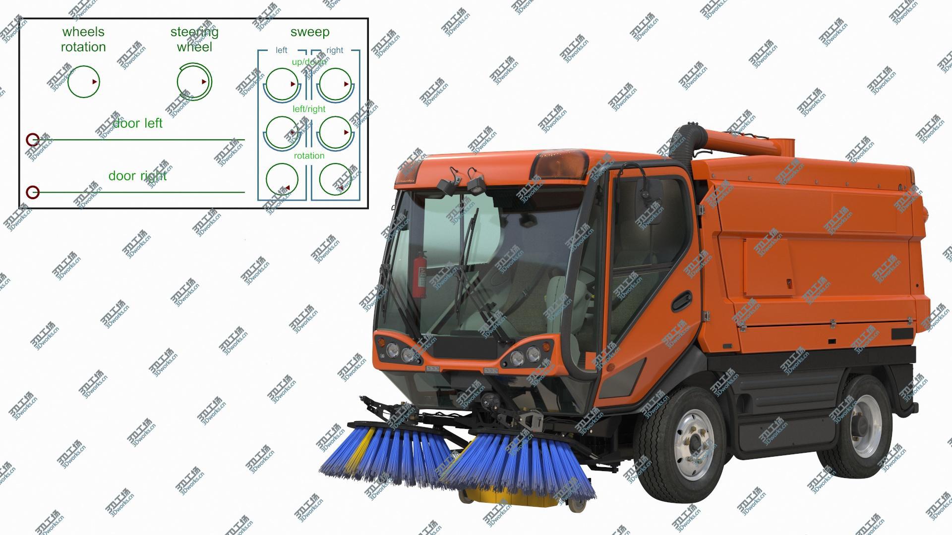 images/goods_img/20210319/3D Road Sweeper Vehicle Rigged model/3.jpg